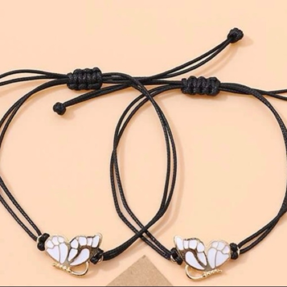 FRIENDSHIP🌟2pcs Butterfly decor bracelet
